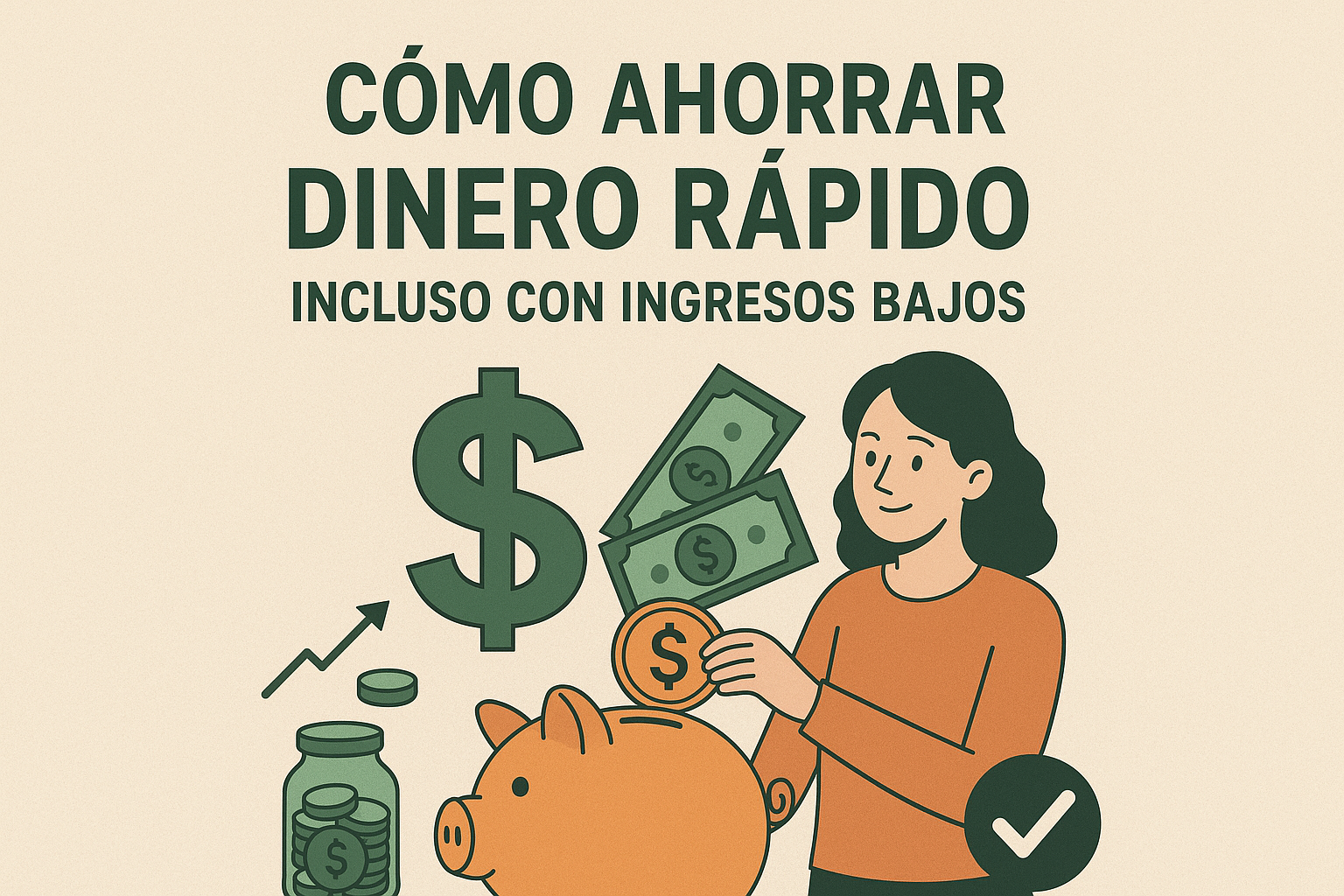 Cómo ahorrar dinero rápido incluso con ingresos bajos