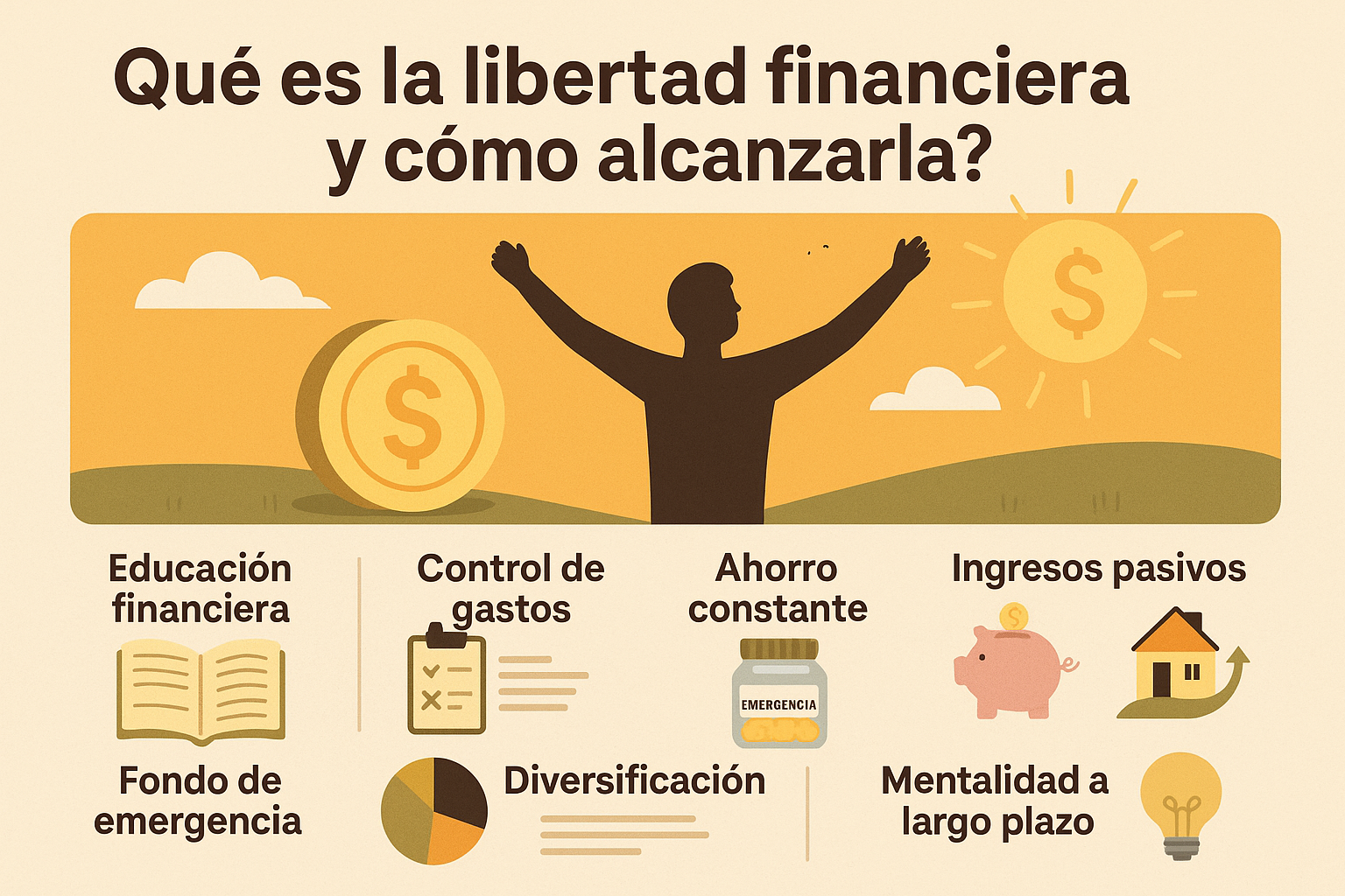 ¿Qué es la libertad financiera y cómo alcanzarla?